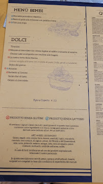 Menu du AMO - Trattoria di Mare à Seregno
