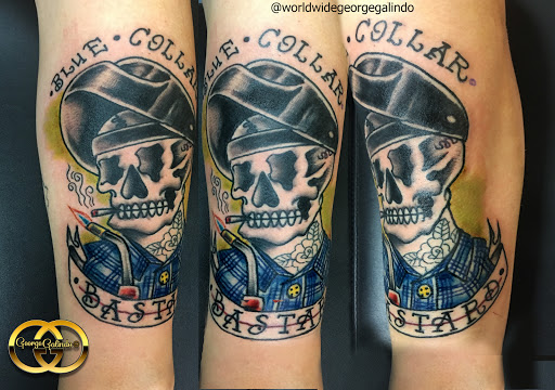 Explore coffee cup tattoo ideas, creative tattoo ideas in El Paso, available at House of Pain Tattoo & Body Piercing Studios