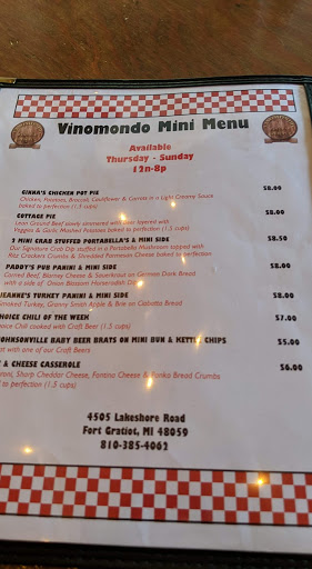 Winery «Vinomondo Winery», reviews and photos, 4505 Lakeshore Rd, Fort Gratiot Twp, MI 48059, USA