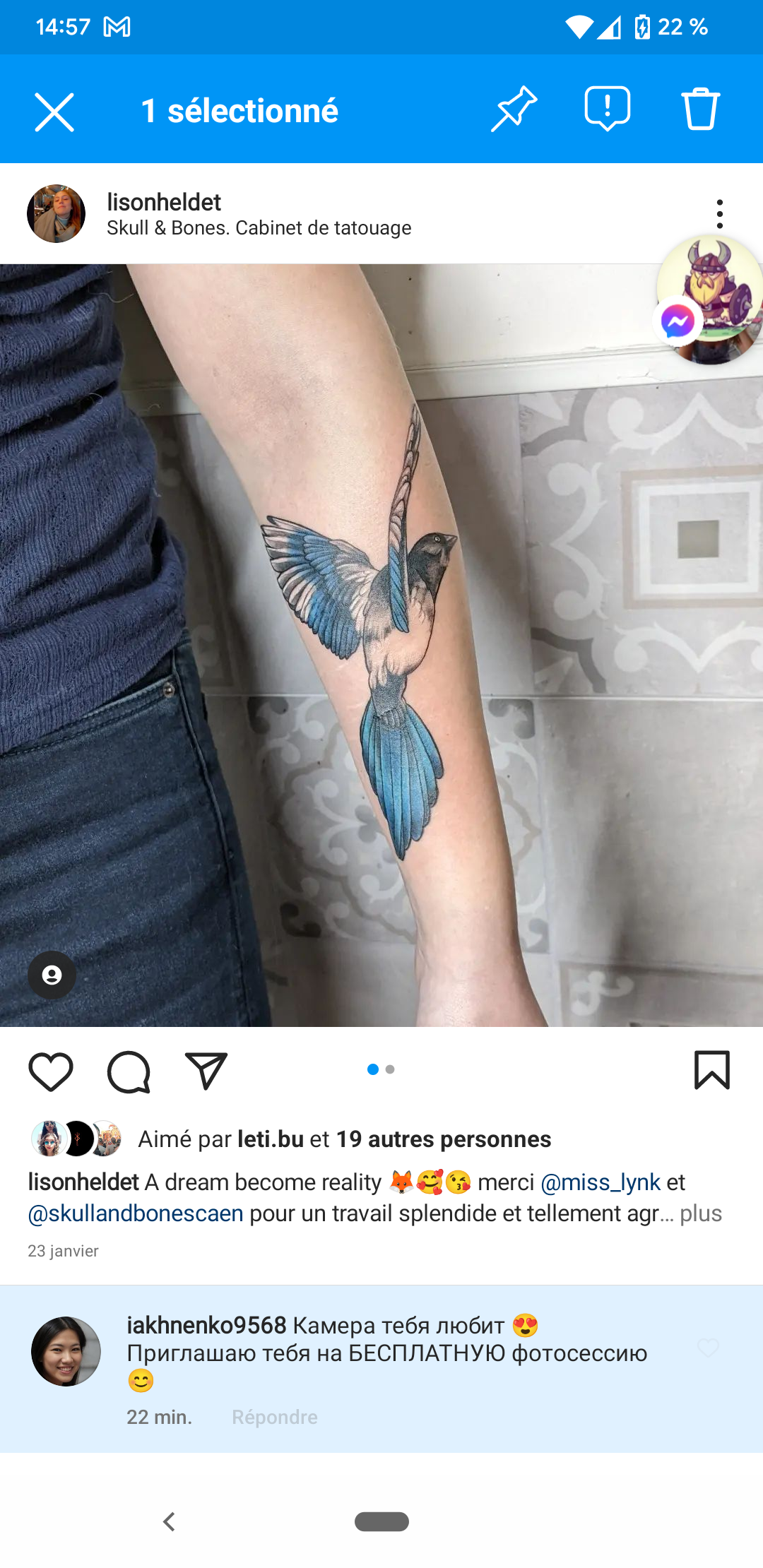 Photo n° 2 de l'avis de Lison.u fait le 03/04/2022 à 16:41