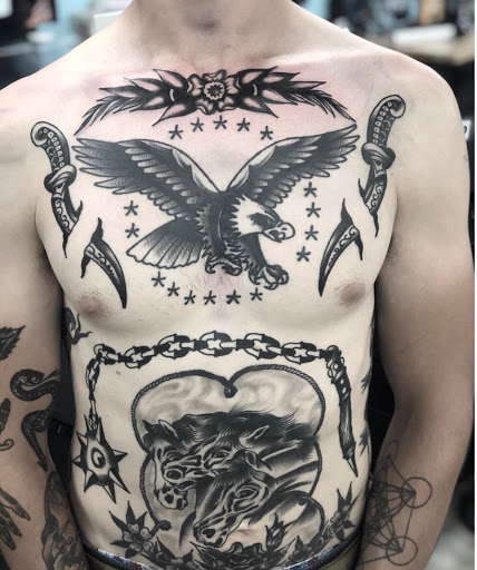 Explore rip dad tattoo ideas, creative tattoo ideas in Johnson City, available at Gold Cross Tattoo Co.