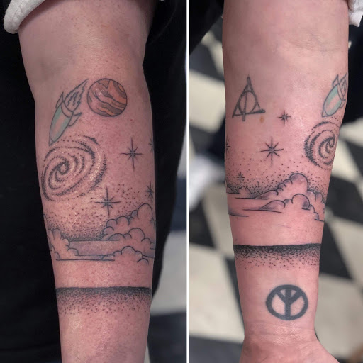 Explore queens ny tattoo ideas, creative tattoo ideas in Augusta, available at Mr. Tattoo