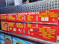 Menu du Food truck à Turin