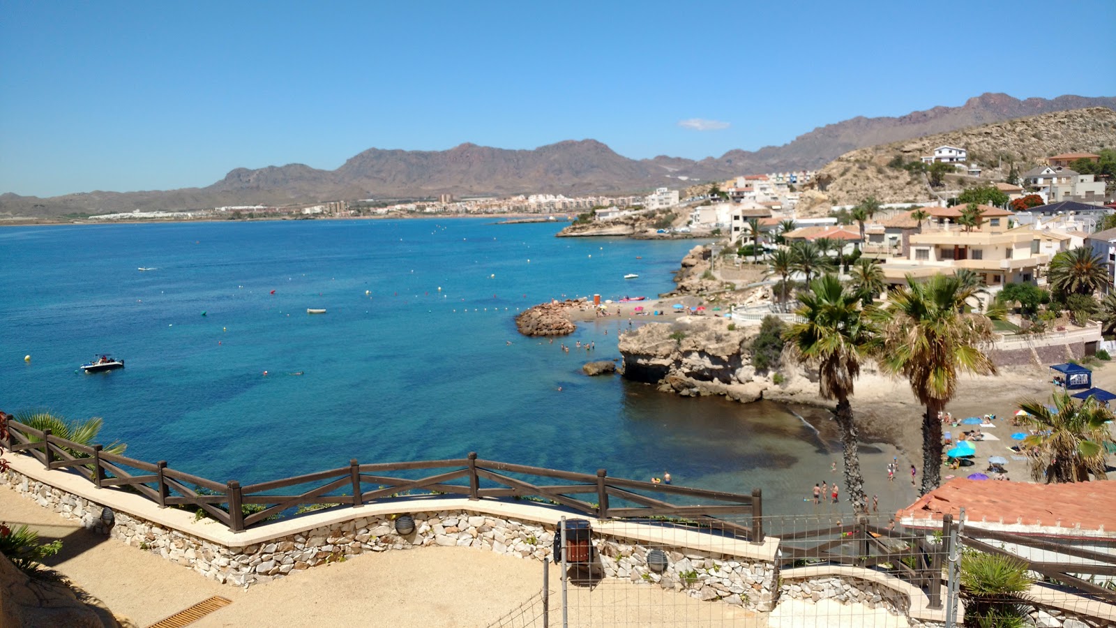 Fotografie cu Cala Costa Tranquila cu mic golf