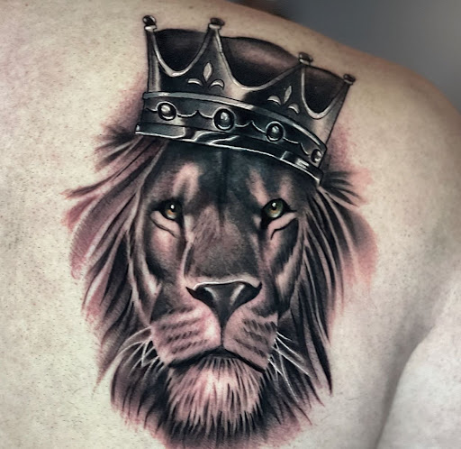 Explore black heart tattoo ideas, creative tattoo ideas in Montgomery, available at Flying Eye Tattoo Studio