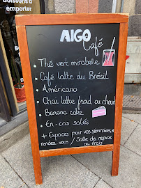 Menu du AIGO CAFÉ à Clermont-Ferrand