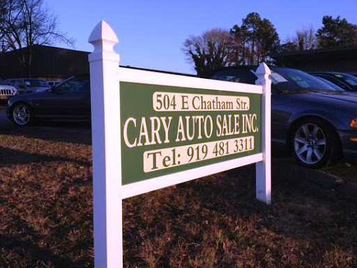 Used Car Dealer «Cary Auto Sales», reviews and photos, 504 E Chatham St, Cary, NC 27511, USA
