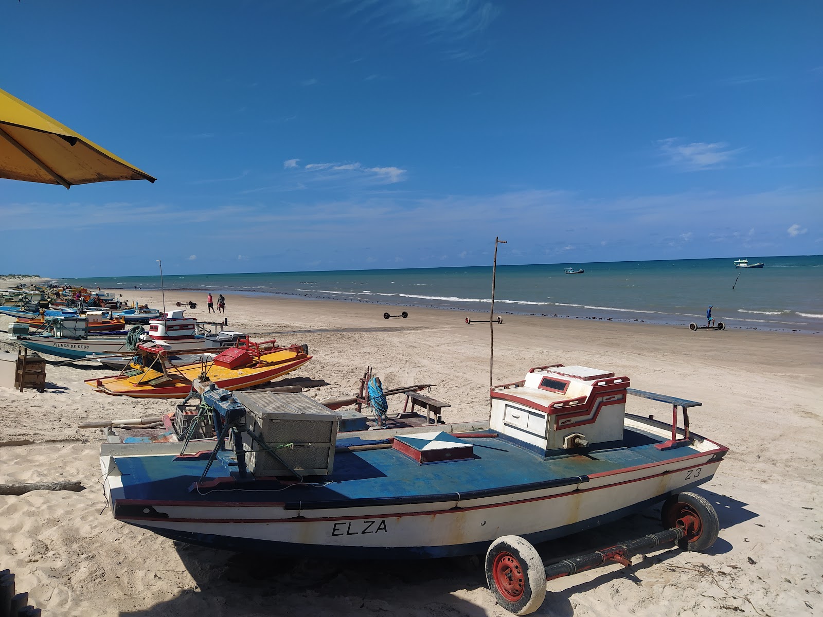 Zdjęcie Plaża Rio do Fogo z proste i długie