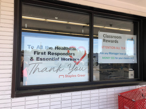 Office Supply Store «Staples», reviews and photos, 1301 W Wade Hampton Blvd, Greer, SC 29651, USA