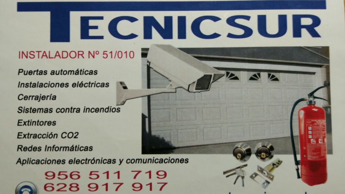 Tecnisur Ceuta, Matenimientos E Instalaciones SL. Seguridad, Extintores, Puertas Automáticas.