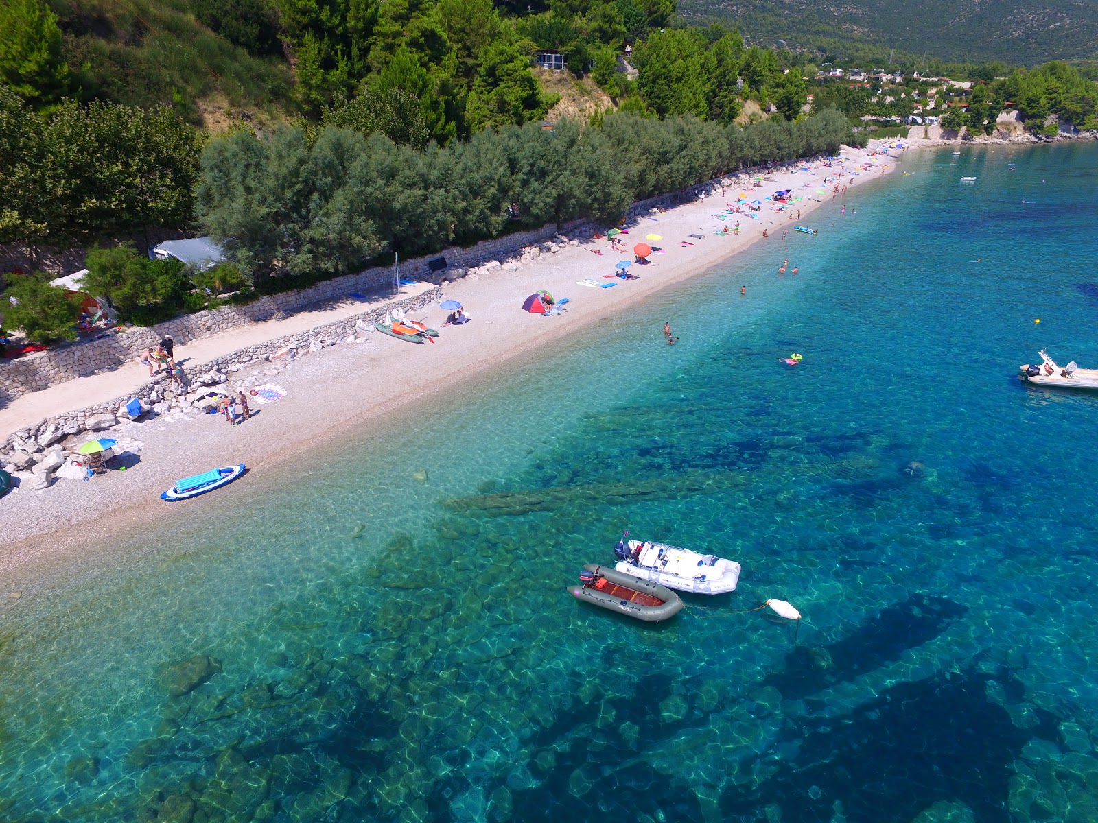 Photo de Trstenica II beach avec plage spacieuse