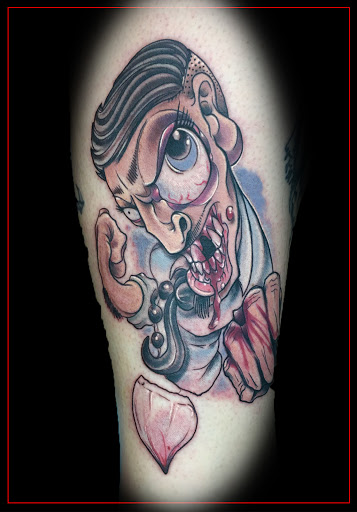 Find goth tattoo ideas for men for your next unique tattoo in Omaha at Eternal Tattoo & Body Piercing - Omaha