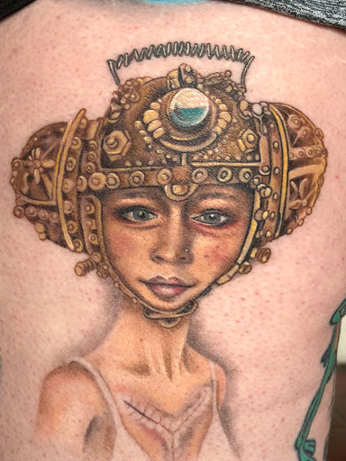 Explore circus tattoo ideas, creative tattoo ideas in New Philadelphia, available at My Museum Tattoo Studio