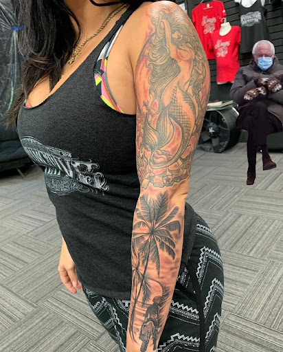 Explore mens dark tattoo ideas, creative tattoo ideas in Hastings, available at Distinctive INK Tattoo LLC