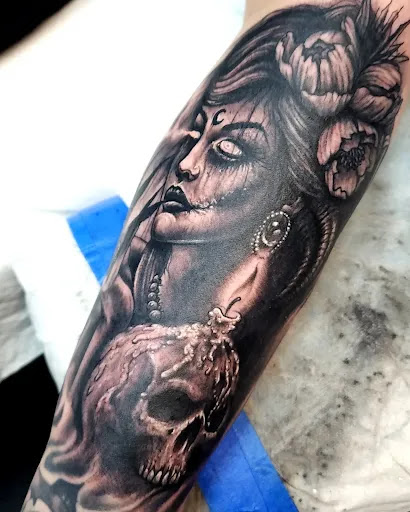 Explore ohio state tattoo ideas, creative tattoo ideas in Billings, available at Sovereign Tattoo