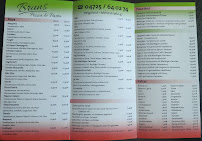 Menu / carte de Pizza & Pasta Bruns à Heligoland