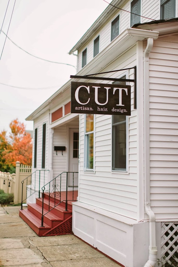 CUT artisan. hair. design. 08822