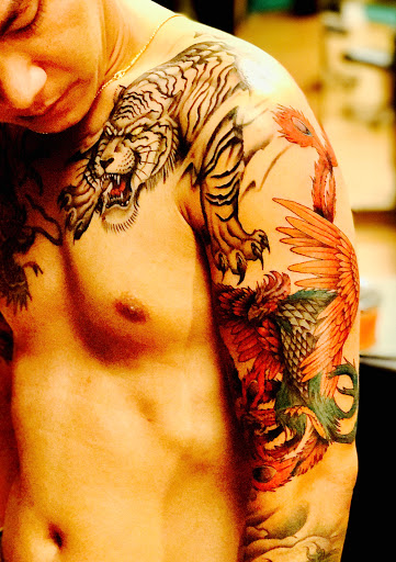 Explore bull riding tattoo ideas, creative tattoo ideas in Lake Havasu City, available at 303Tattoo