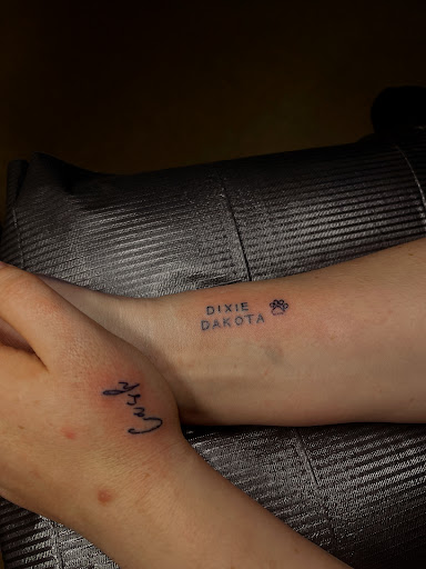 Explore banner tattoo ideas, creative tattoo ideas in Canton, available at InkT Cosmetics