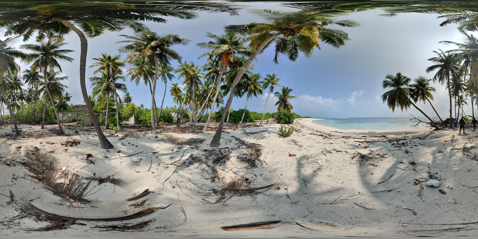 Foto von Hathifushi beach wilde gegend