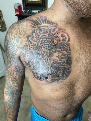 Explore om tattoo ideas, creative tattoo ideas in Miami, available at Bonsai Mike Tattoos