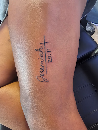 Explore camo tattoo ideas, creative tattoo ideas in Vidalia, available at Fascination Ink LLC