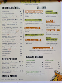 Menu / carte de Les Bariolés de Maud Paris 11 à Paris