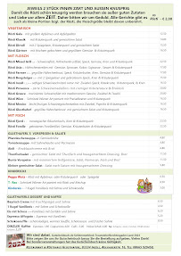 Menu / carte de Glusthaferl Restaurant & Röstihaus à Inzell