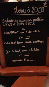Restaurant français Le Globe à Marsanne (la carte)