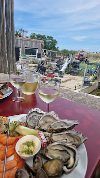 Plats et boissons du Restaurant de fruits de mer La Cabane de l'Huître du Saunier à La Couarde-sur-Mer - n°4