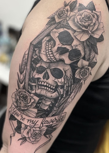 Explore side wrist tattoo ideas, creative tattoo ideas in Waldorf, available at Village Tattoo