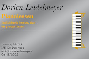Dorien Leidelmeyer Pianolessen