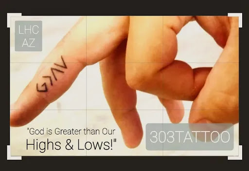 Explore gratitude tattoo ideas, creative tattoo ideas in Lake Havasu City, available at 303Tattoo
