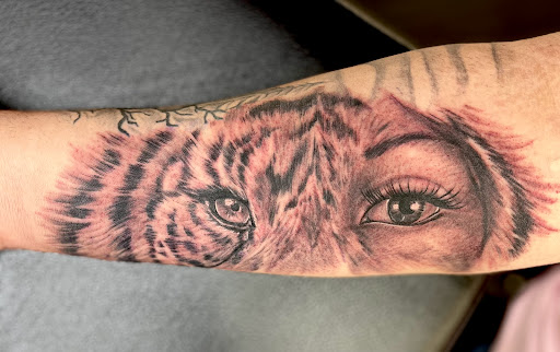 Explore barbie tattoo ideas, creative tattoo ideas in Chicago, available at THE TAT CAVE