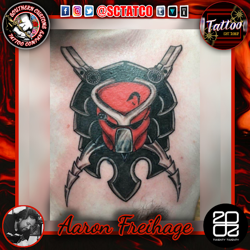Explore grunge tattoo ideas, creative tattoo ideas in Fayetteville, available at Southern Customs Tattoo Company