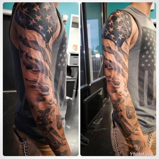 Explore matching brother and sister tattoo ideas, creative tattoo ideas in Charles Town, available at Blue Heron Tattoo