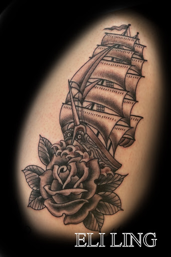 Explore horse tattoo ideas, creative tattoo ideas in Delaware, available at Rose & Web Tattoo