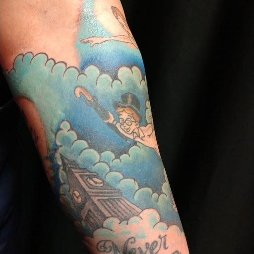 Explore family initials tattoo ideas, creative tattoo ideas in San Tan Valley, available at Frontier Tattoo Company