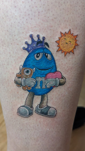 Explore arm tattoo men ideas, creative tattoo ideas in Georgetown, available at Grasshopper Tattoo Studio