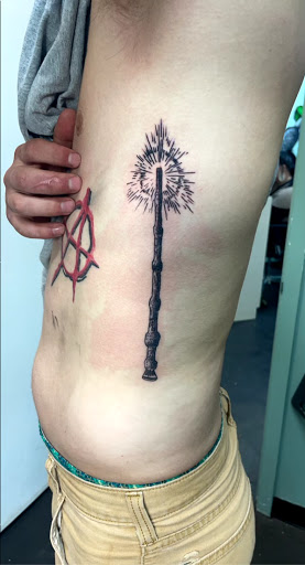Explore tattoo shoulder ideas, creative tattoo ideas in Meridian, available at Creative Pain Tattoo Studio