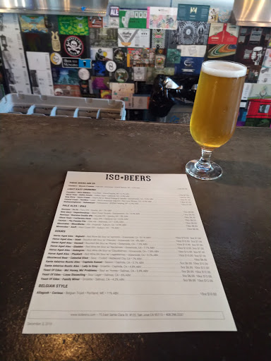 Bar «ISO Beers Beer Bar & Bottle Shop», reviews and photos, 75 E Santa Clara St #120, San Jose, CA 95113, USA