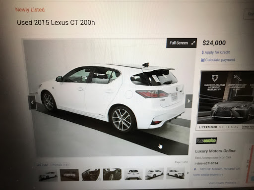 Used Car Dealer «Luxury Motors Online», reviews and photos, 1020 SE Market St, Portland, OR 97214, USA