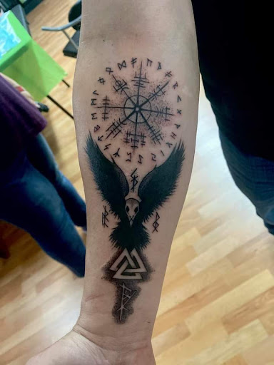 Explore hourglass tattoo ideas, creative tattoo ideas in Benton, available at Spectrum Tattoo