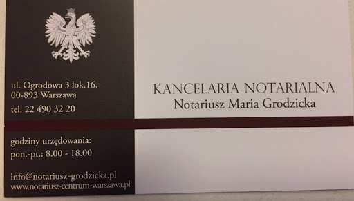 Notary's Office Maria Grodzicka