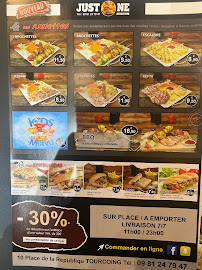 Restaurant Just one à Tourcoing - menu / carte