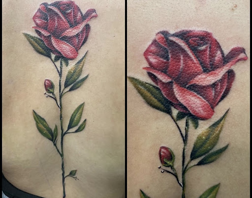 Explore anger tattoo ideas, creative tattoo ideas in Adrian, available at Good Life Tattoo Co.
