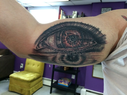 Explore cowboy bebop tattoo ideas, creative tattoo ideas in Goshen, available at Lady Luck Studio