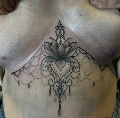 Explore cookie monster tattoo ideas, creative tattoo ideas in Houston, available at 333 Tattoo Studio HTX
