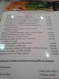 Restaurant portugais Toujours au Soleil à Bagneux (le menu)