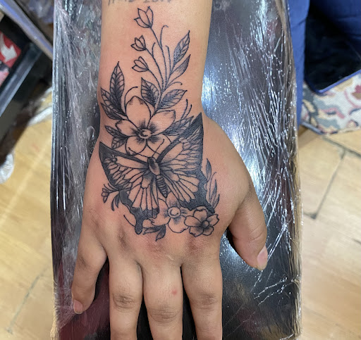 Explore leg tattoo placement ideas, creative tattoo ideas in Jackson Heights, available at Jackie